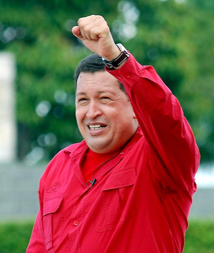 Presidente venezolano, Hugo Chávez